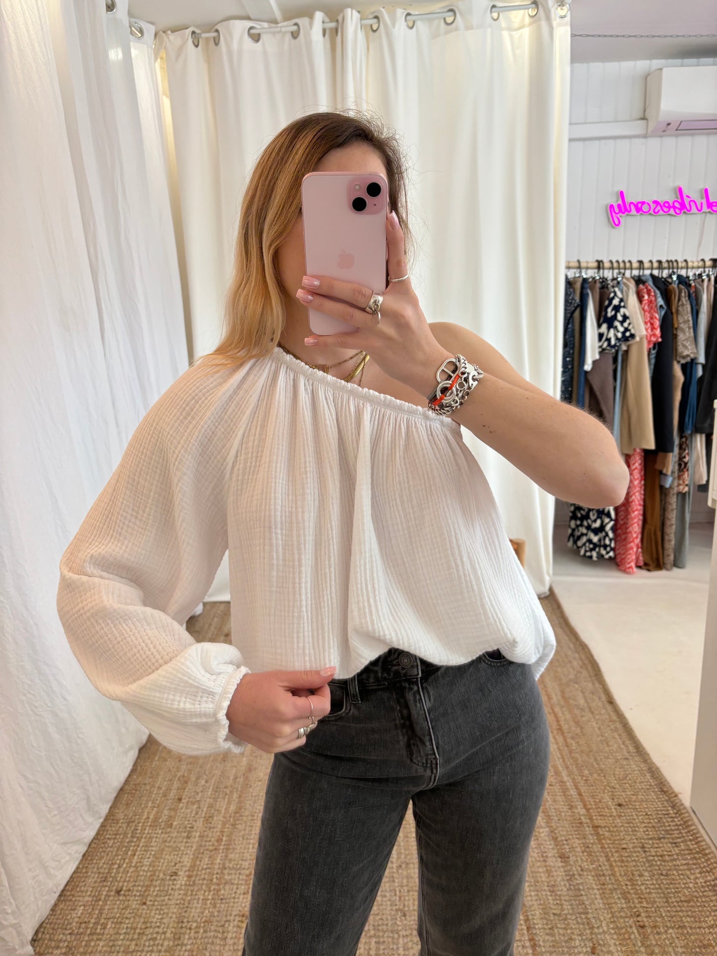 Blouse LÉA Blanche