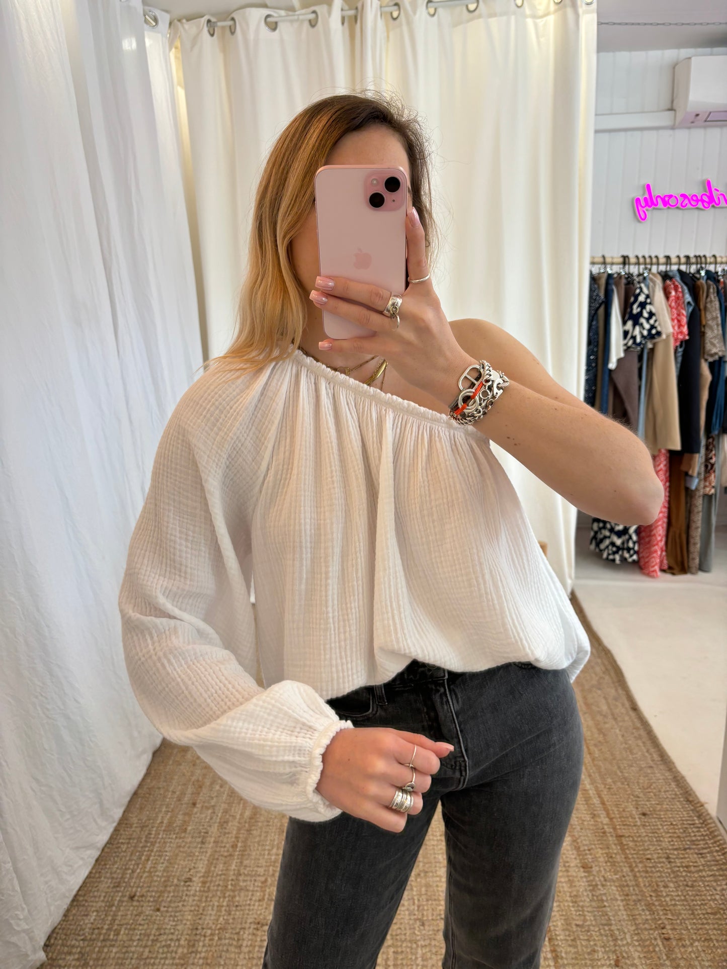 Blouse LÉA Blanche