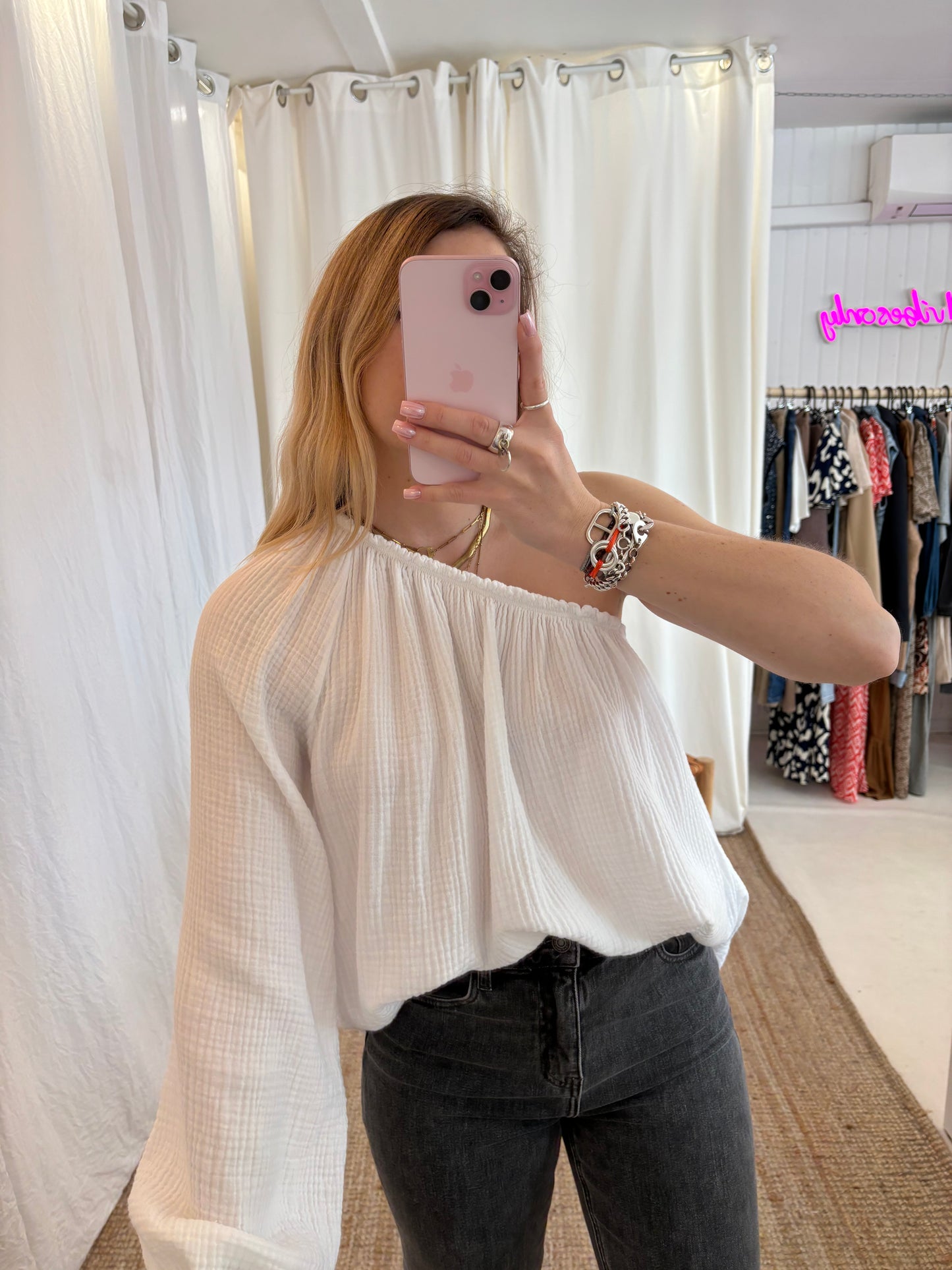 Blouse LÉA Blanche