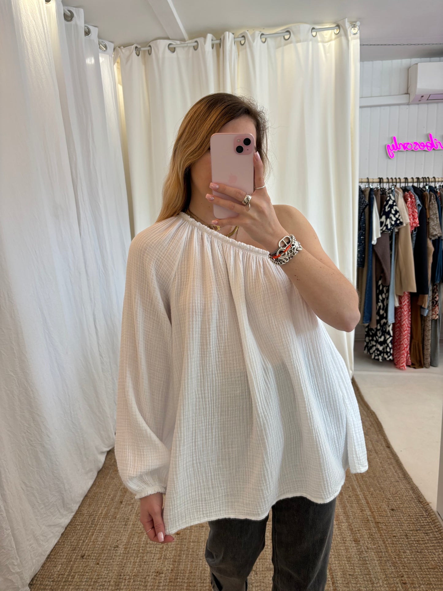 Blouse LÉA Blanche