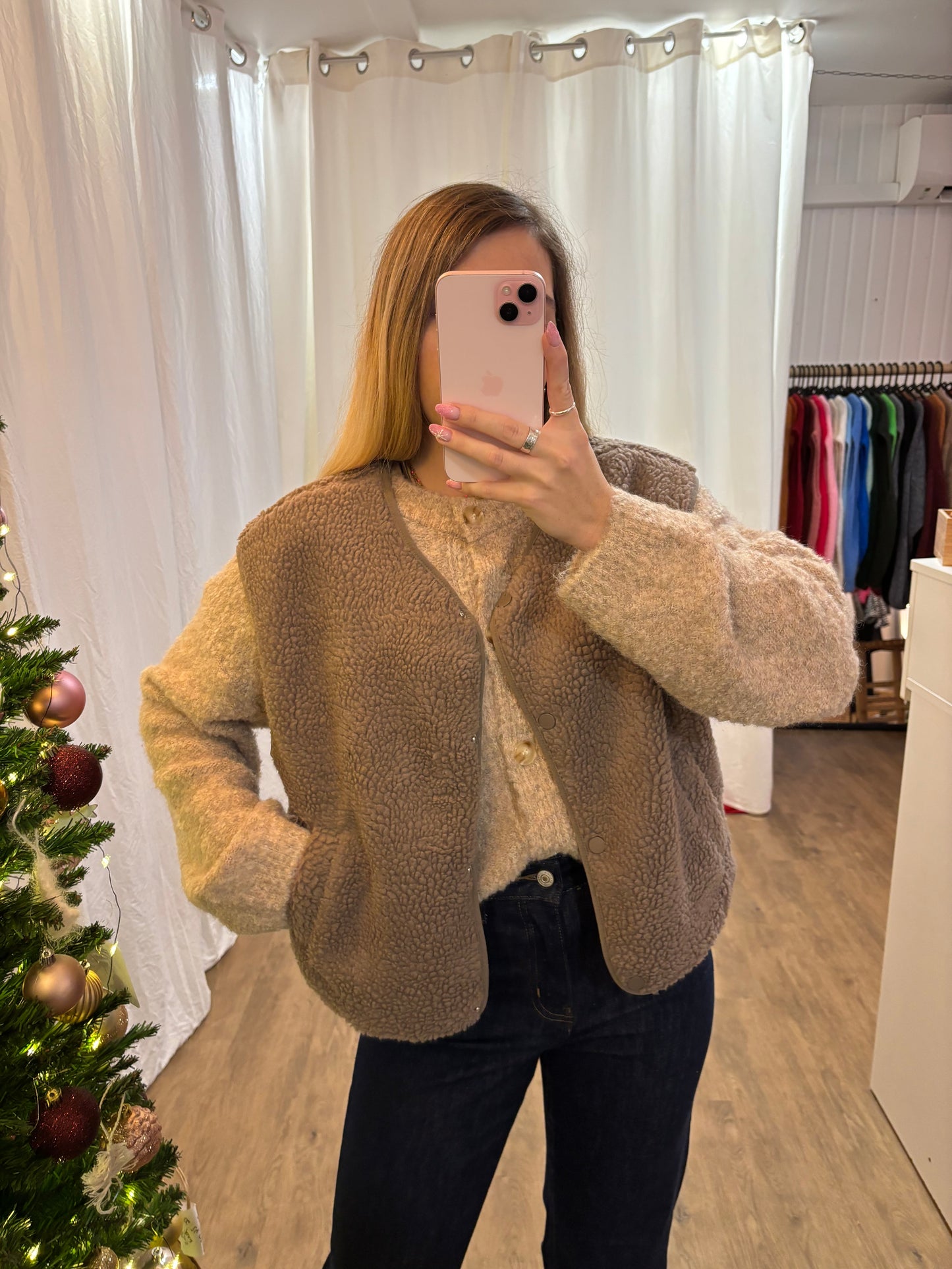 Veste sans manches Taupe