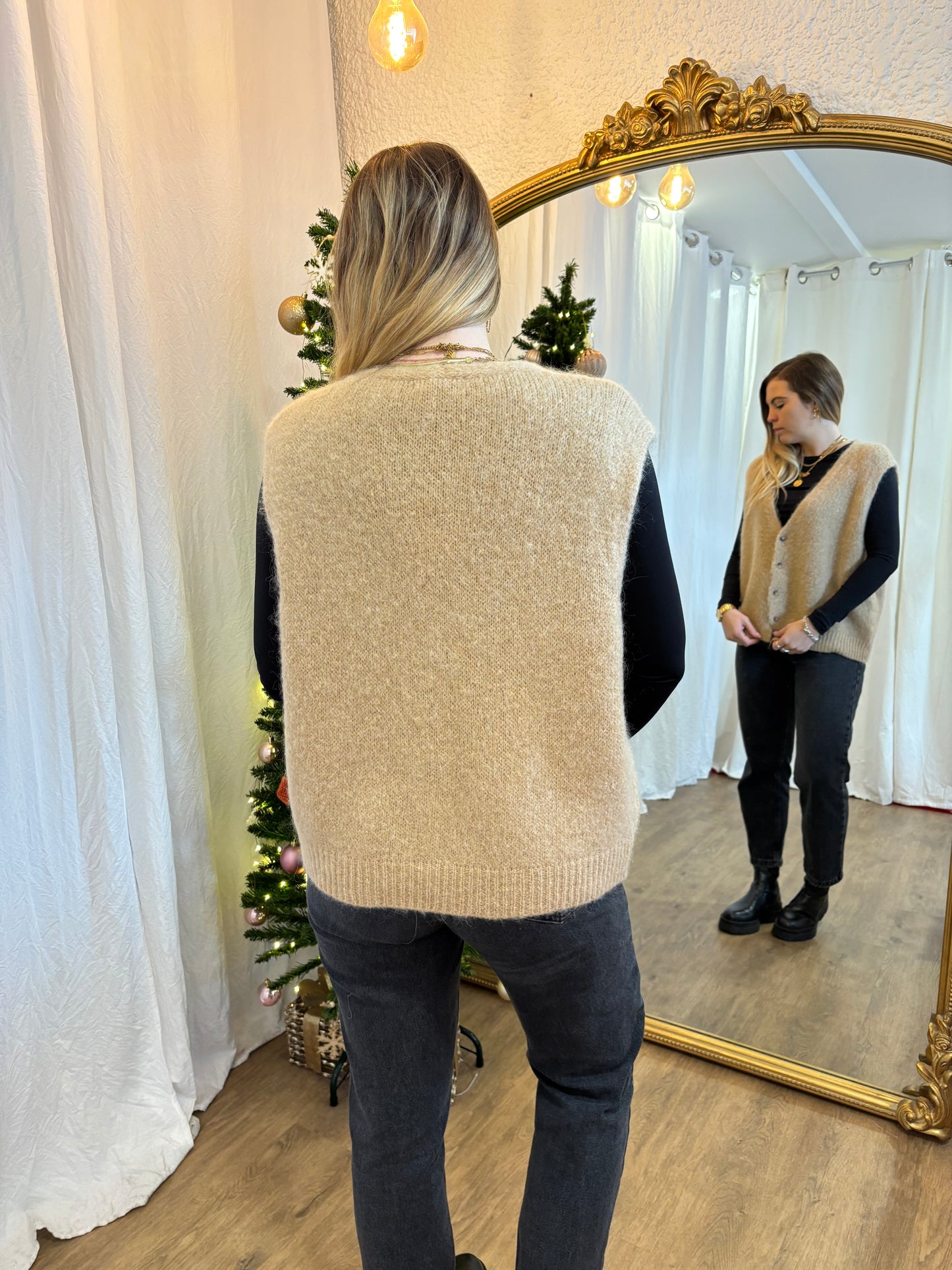 41 - Gilet TOM Beige