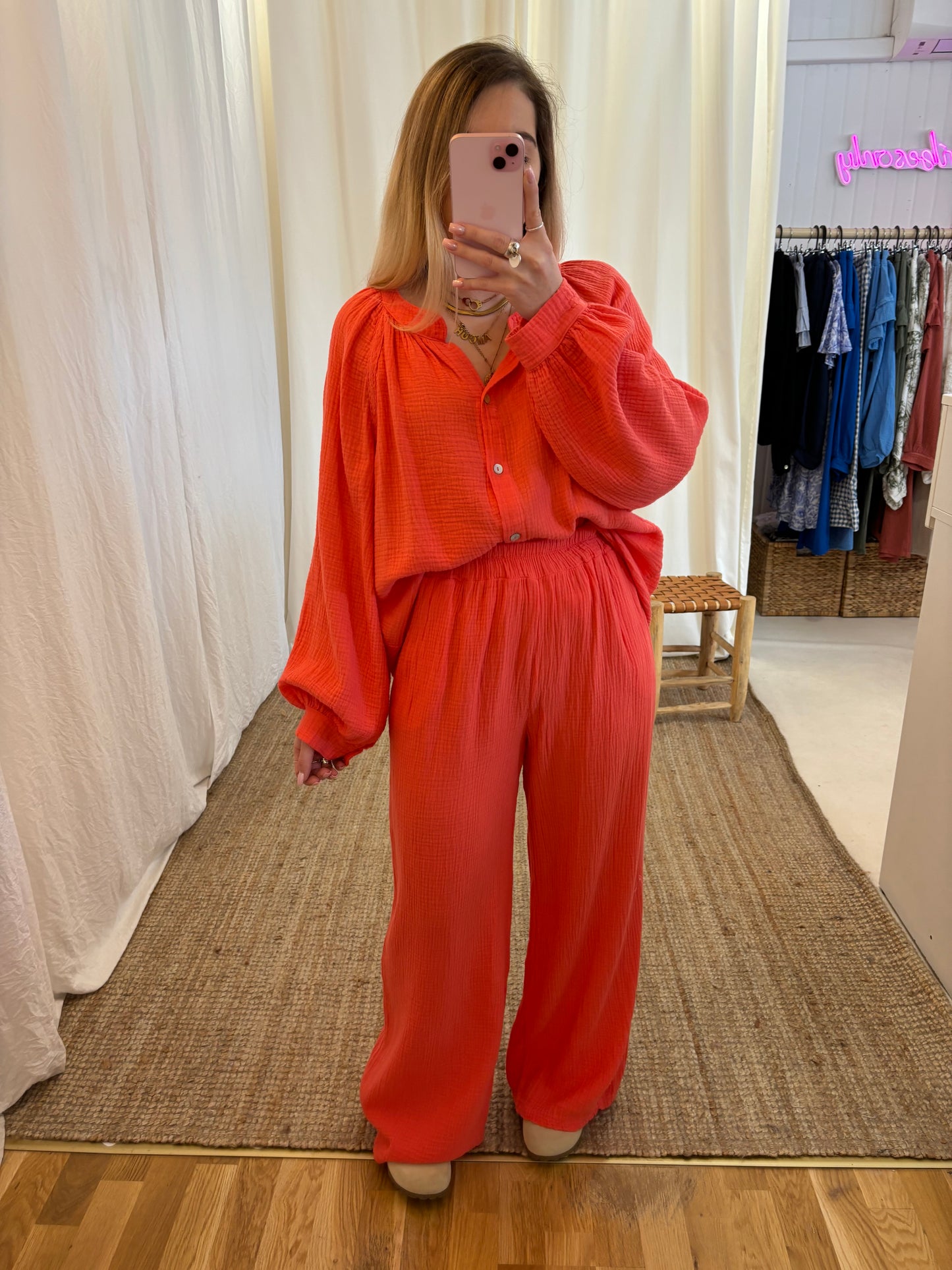 Pantalon LYA Corail