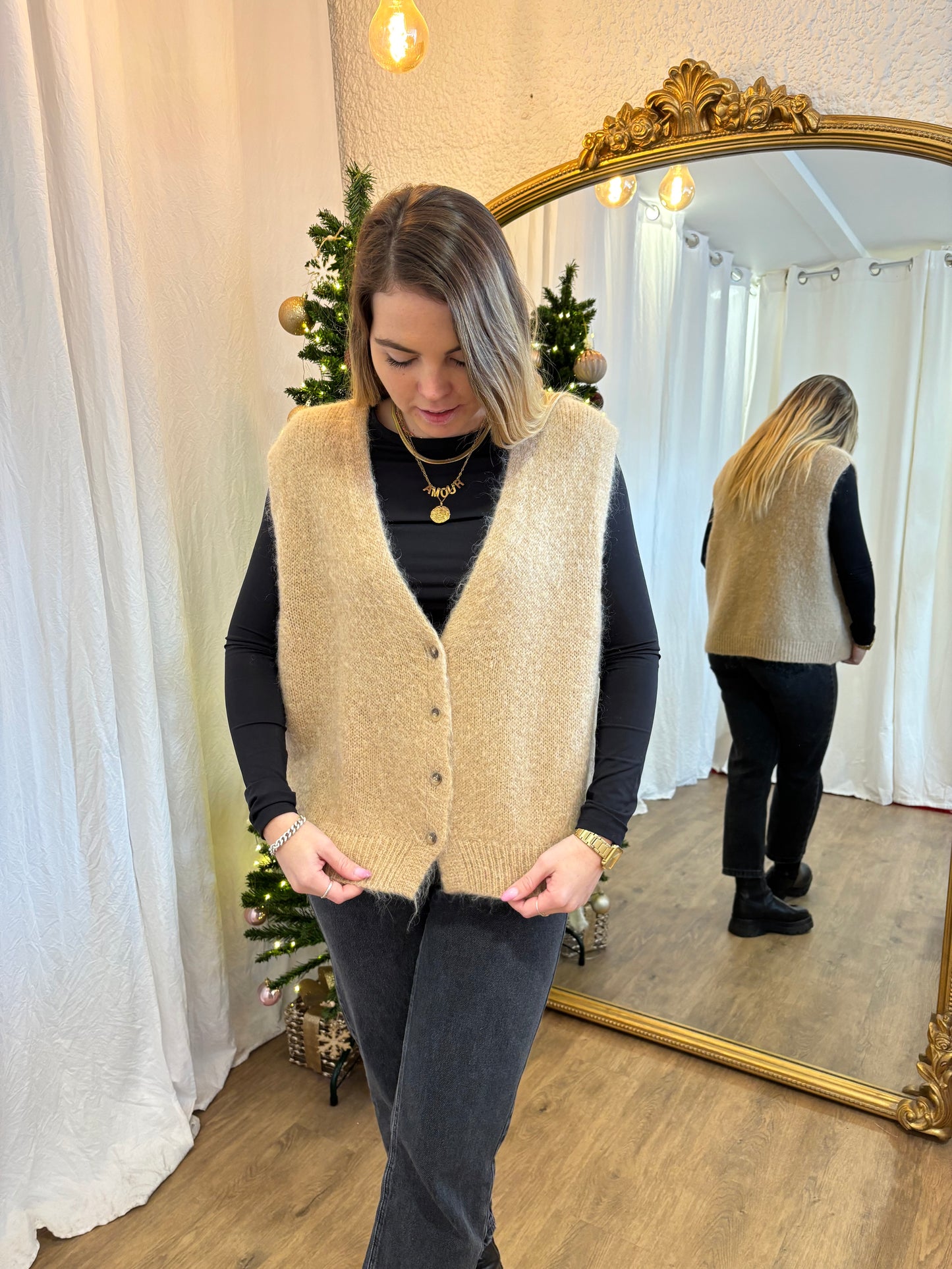 41 - Gilet TOM Beige