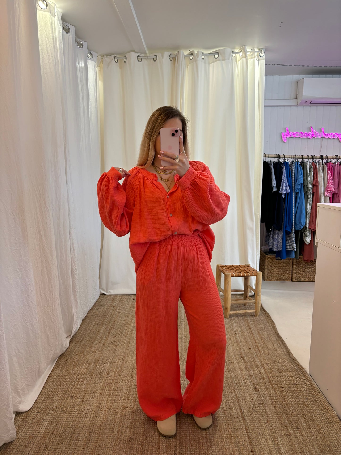 Pantalon LYA Corail