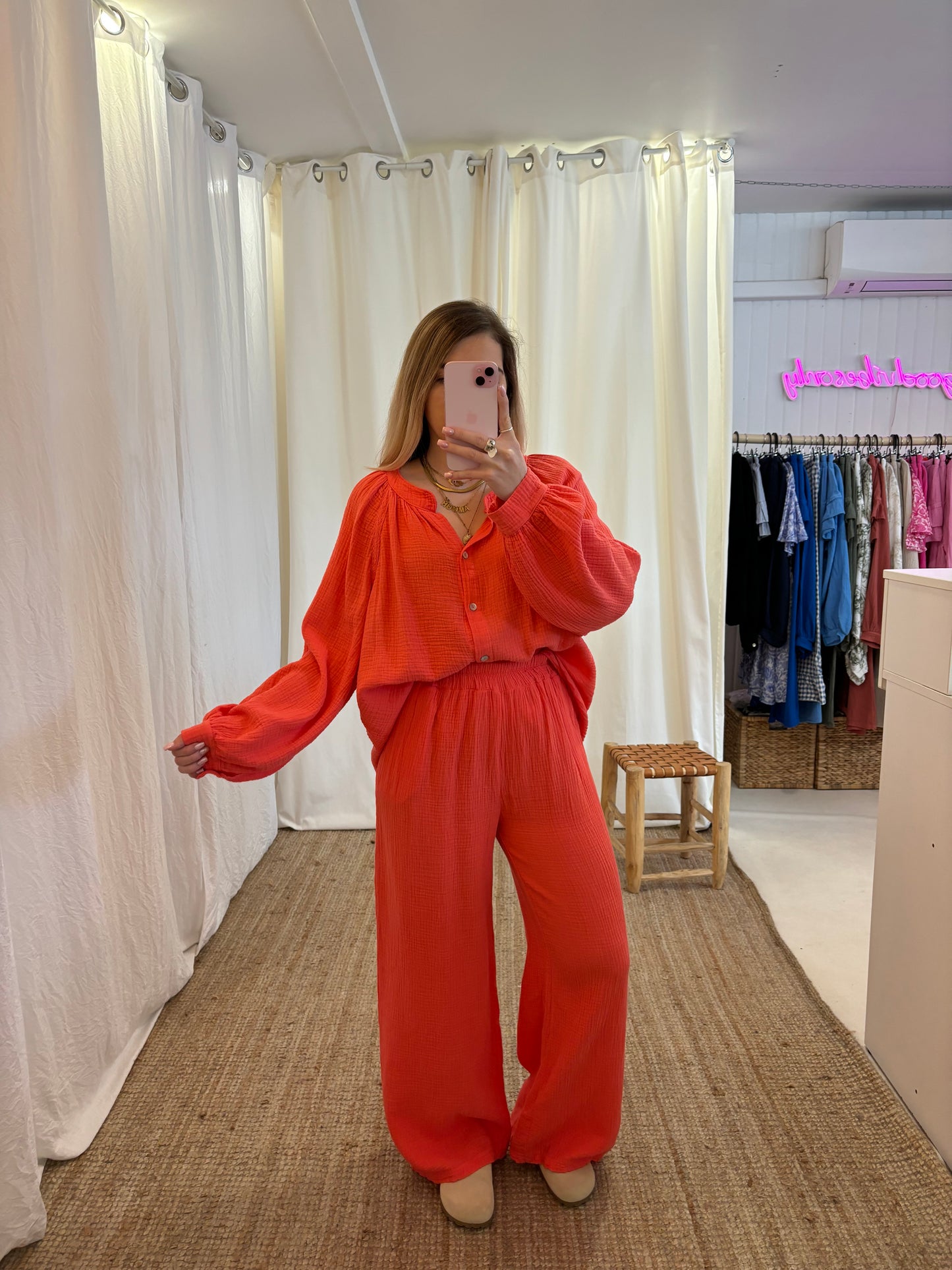 Pantalon LYA Corail