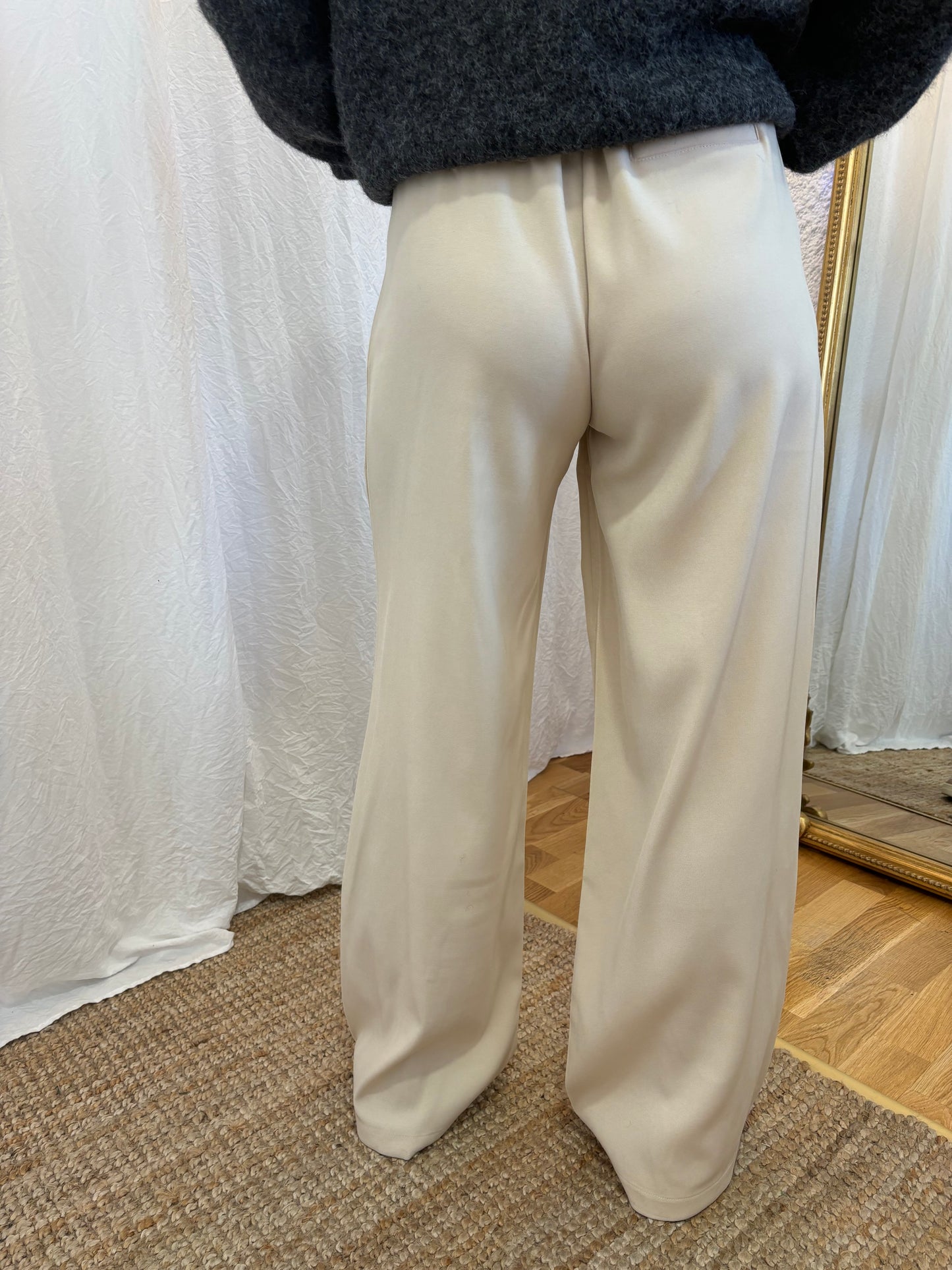 Pantalon tailleur BASILE Écru